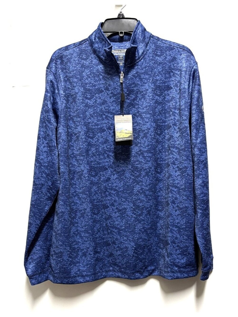 Pebble Beach Pullover Sweater Medium Blue Golf Pullover New with Tag